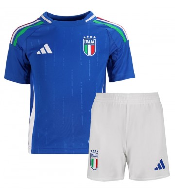 Italien Hjemmebanesæt Børn EM 2024 Kort ærmer (+ korte bukser)